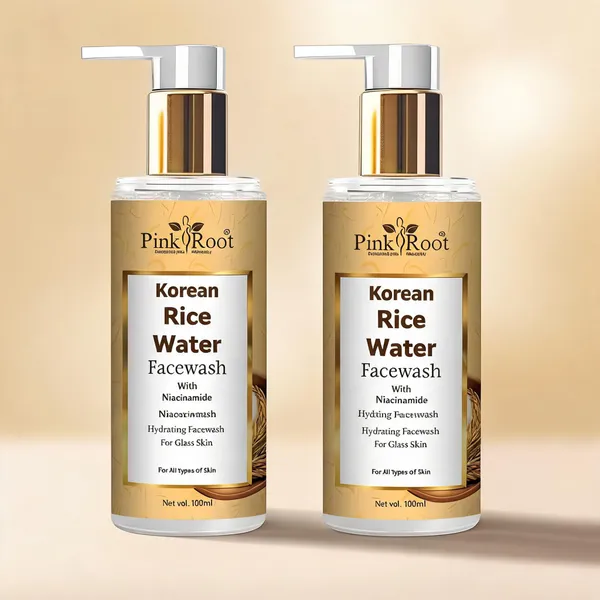 Pink_Root_Rice_Water_Face_Wash_100Ml_Niacinamide_Cleanser_For_Glass_Skin_Brightening_Oil_Control_-_Pack_Of_2