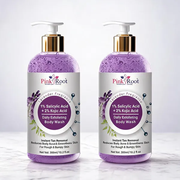 Pink_Root_Salicylic_Acid_Body_Wash_Body_Acne_Dark_Spots_Strawberry_Skin_Treatment_Kojic_Acid_Shower_Gel_300Ml_-_Pack_Of_2