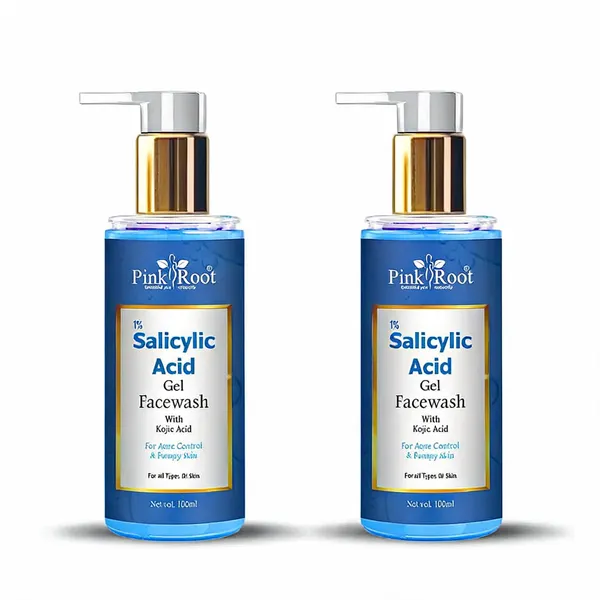 1_Salicylic_Acid_Face_Wash_With_Kojic_Acid_100_Ml_Pink_Root_Reduces_Dark_Spots_Pigmentation_Blemishes_Cleanses_Brightens_Skin_Non_Drying_Formula_-_Pack_Of_2