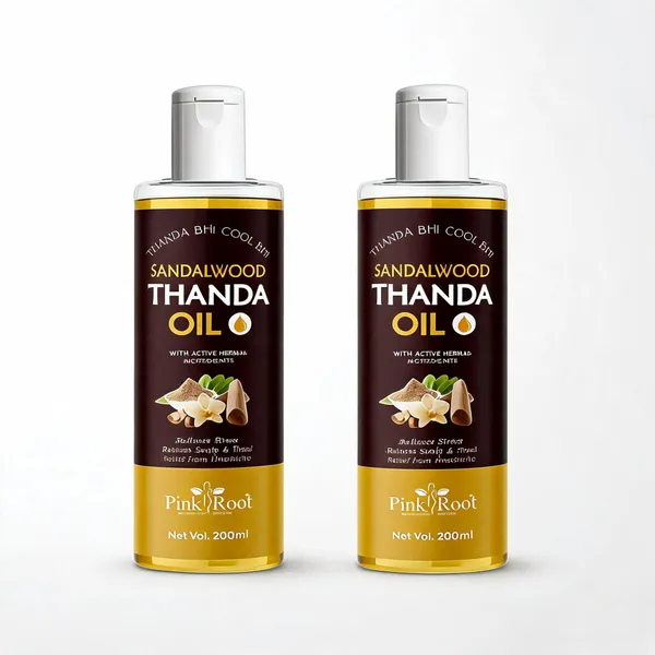 Pink_Root_Sandalwood_Thanda_Hair_Oil_200Ml_-_Pack_Of_2