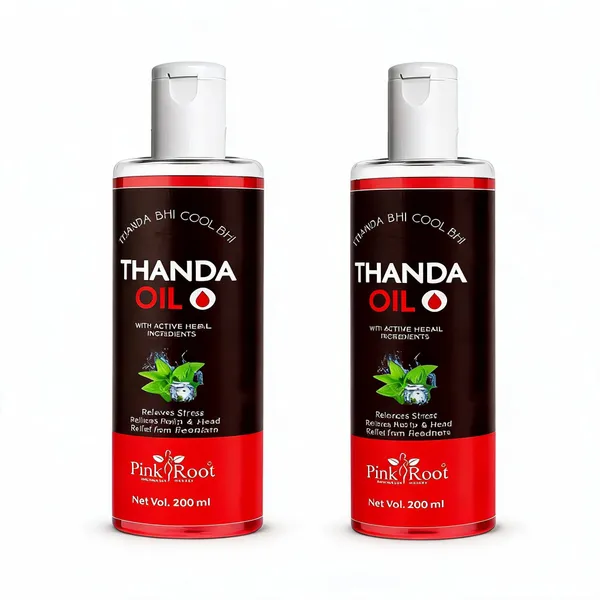 Pink_Root_Thanda_Cool_Refreshing_Hair_Oil_For_Pain_Relief_Relaxation_Hair_Oil_200_Ml_-_Pack_Of_2