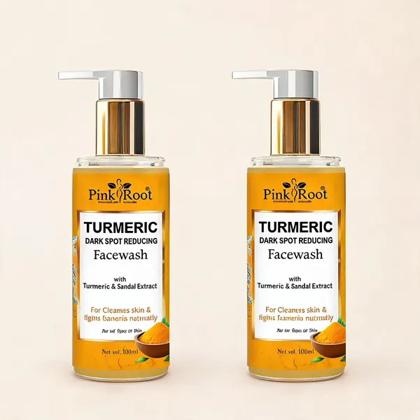 Pink_Root_Turmeric_Dark_Spot_Reducing_Facewash_For_Deep_Cleansing_Brightening_Protection_Skin_-_Pack_Of_2