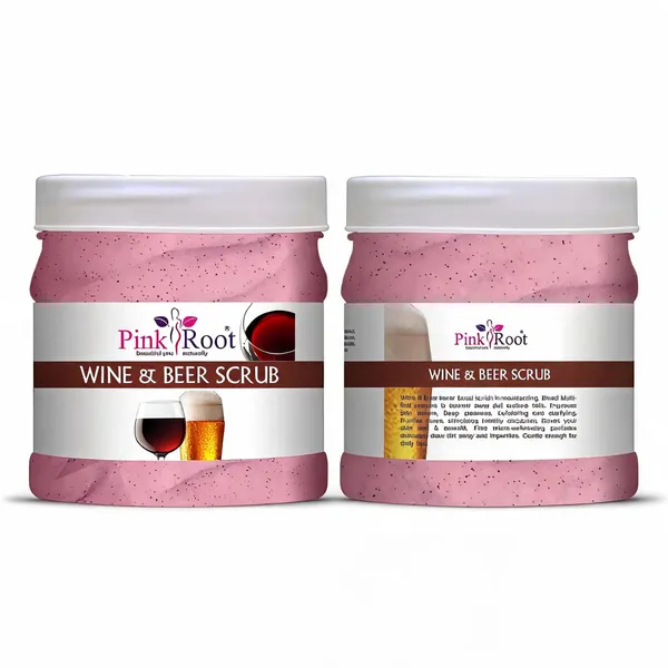 Pink_Root_Wine_Beer_Scrub_500Ml_For_Dead_Skin_Cells_Removal_Removing_Blackheads_And_Revitalises_Healthy_Skin_-_Pack_Of_2