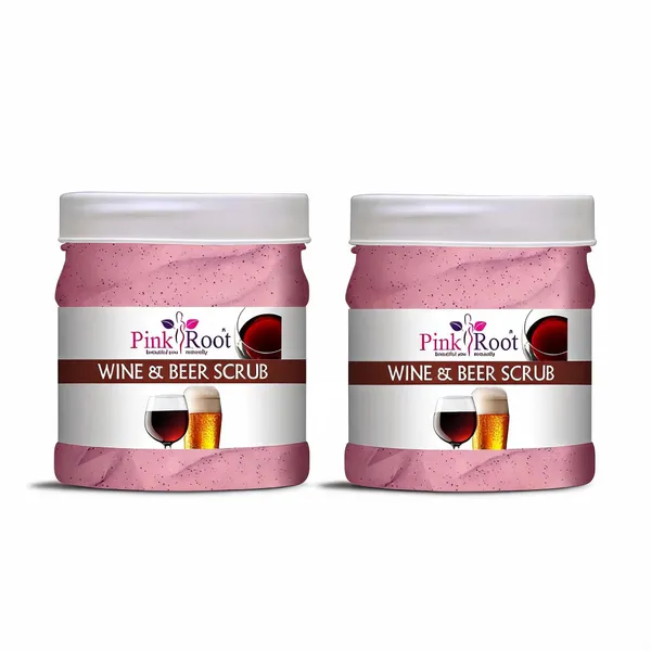 Pink_Root_Wine_Beer_Scrub_500Ml_For_Dead_Skin_Cells_Removal_Removing_Blackheads_And_Revitalises_Healthy_Skin_-_Pack_Of_2
