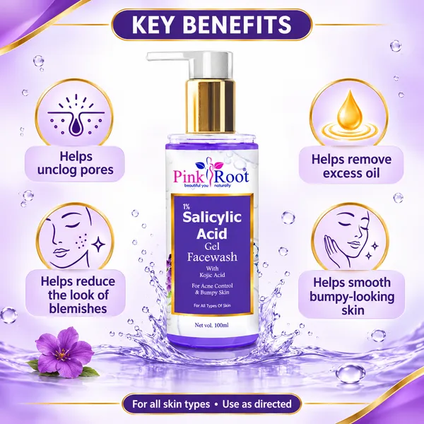 Pink_Root_1%_Salicylic_Acid_Face_Wash_with_Kojic_Acid,_100_Ml,_Reduces_Dark_Spots,_Pigmentation,_Blemishes