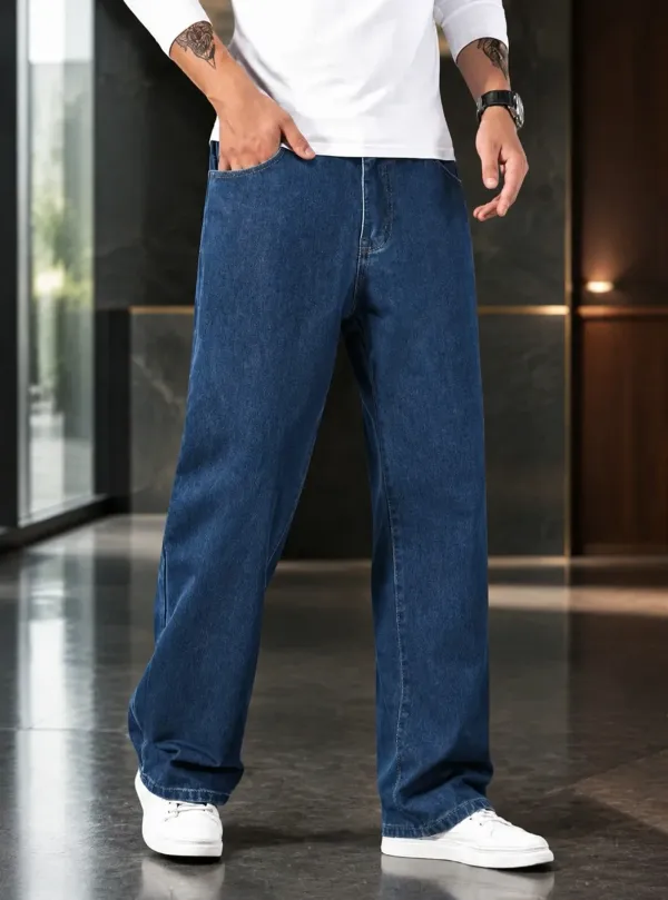 Dark_Blue_Denim_Wide_Leg_Jeans_For_Men