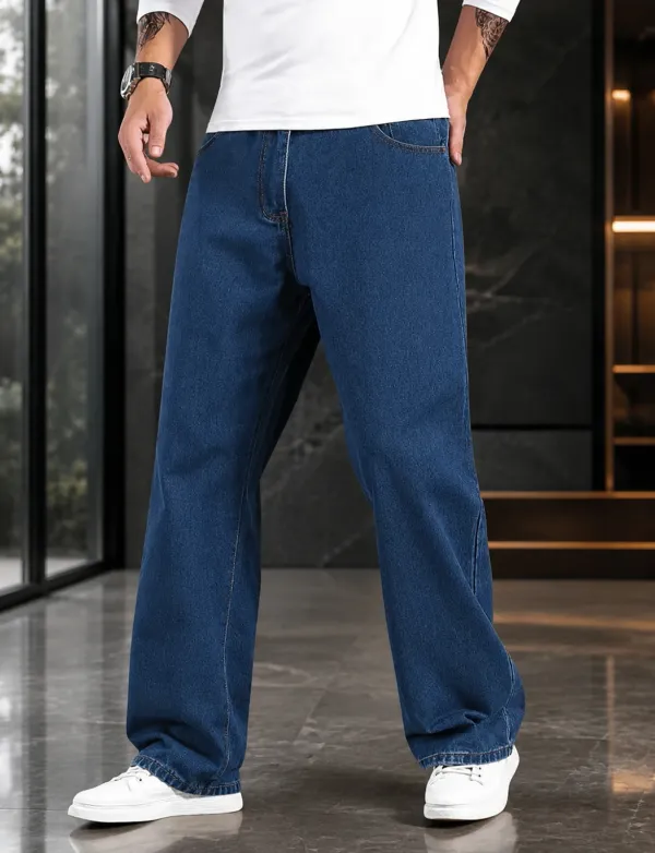 Dark_Blue_Denim_Wide_Leg_Jeans_For_Men