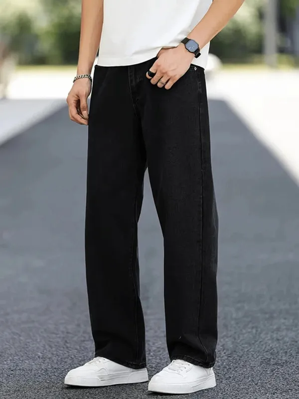 Black_Denim_Wide_Leg_Jeans_For_Men