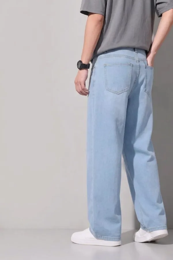 Light_Blue_Denim_Wide_Leg_Jeans_For_Men