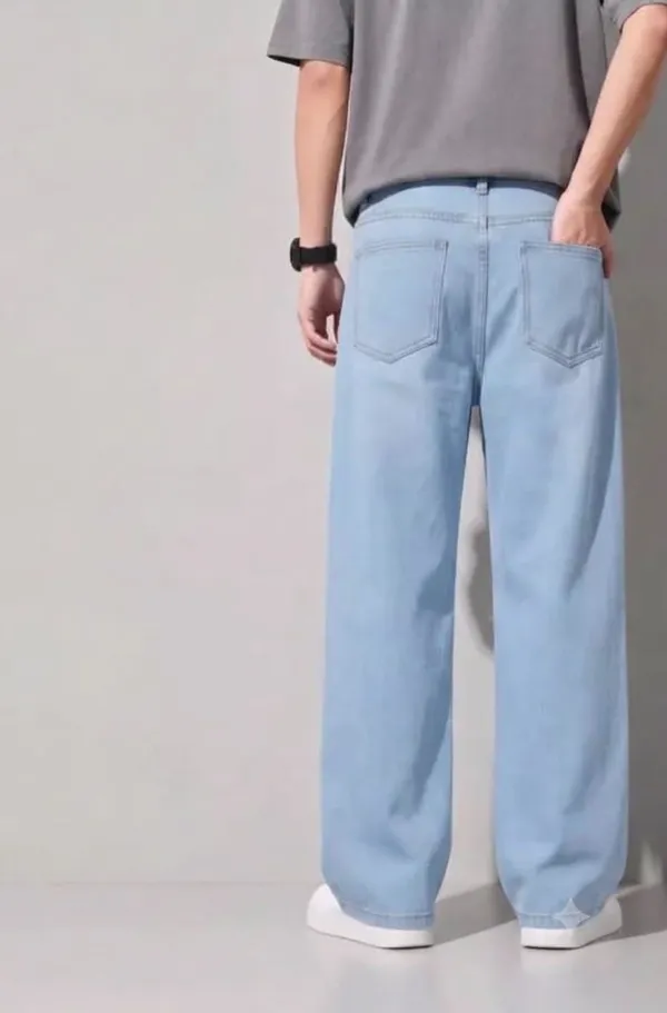Light_Blue_Denim_Wide_Leg_Jeans_For_Men