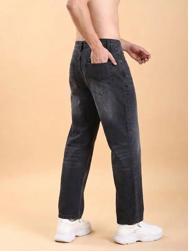 Dark_Grey_Wishkar_Washed_Denim_Baggy_Fit_Jeans_For_Men