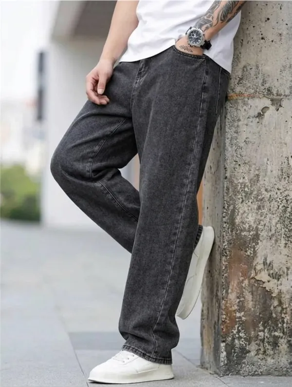 Dark_Grey_Denim_Relaxed_Fit_Jeans_For_Men