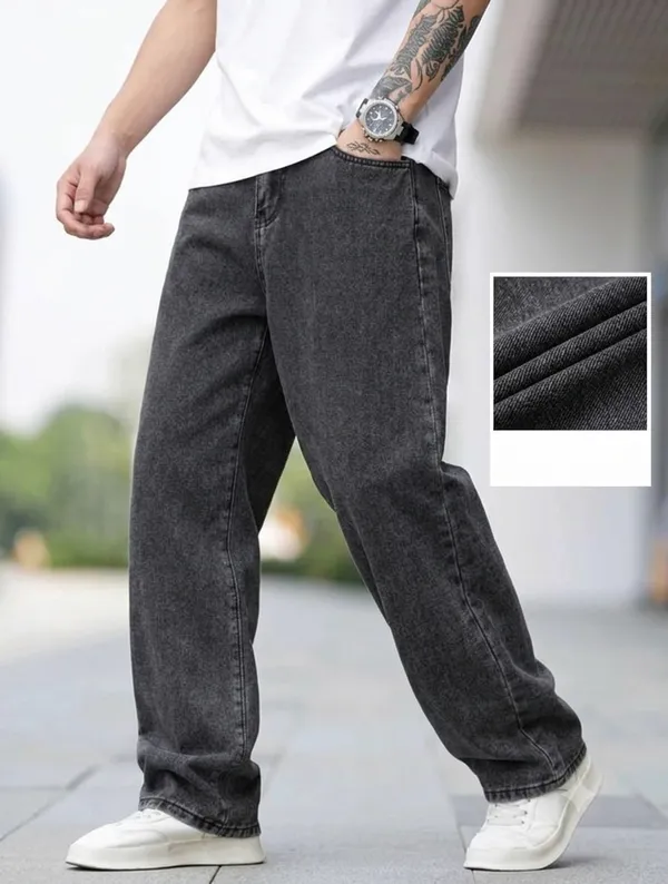 Dark_Grey_Denim_Relaxed_Fit_Jeans_For_Men