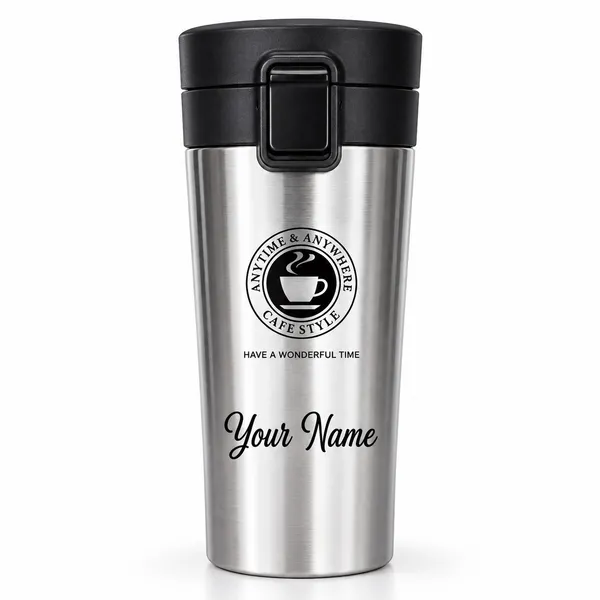 Stainless_Steel_Silver_Personalized_Locking_Closure_Travel_Tumbler