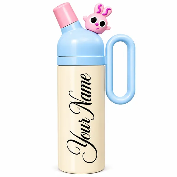 Cream_Cartoon_Character_Kids_Water_Bottle_With_Side_Handle