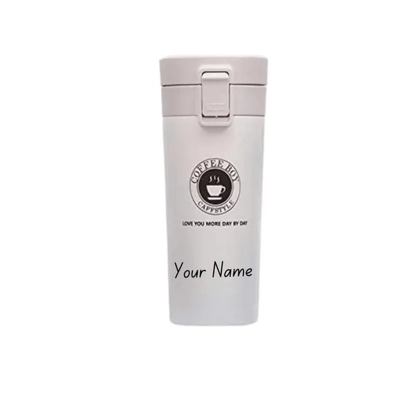 White_Printed_Personalised_Travel_Tumbler_With_Flip-Lock_Lid