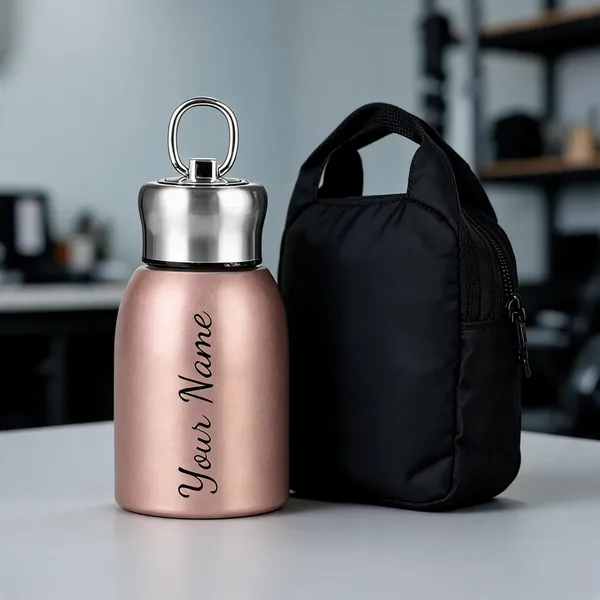 Stainless_Steel_Rose_Gold_Personalised_Water_Bottle_With_Loop_Handle