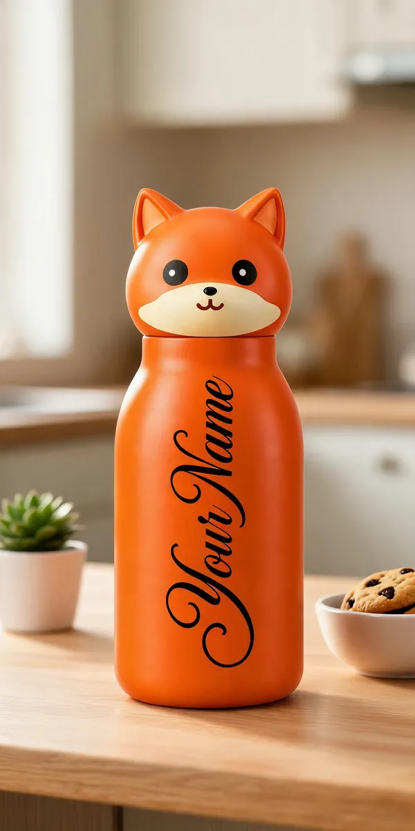Orange_Fox_Character_Water_Bottle_For_Kids