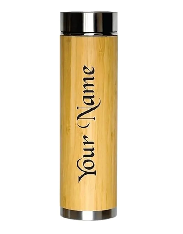 Bamboo_Finish_Personalized_Name_Cylindrical_Water_Bottle