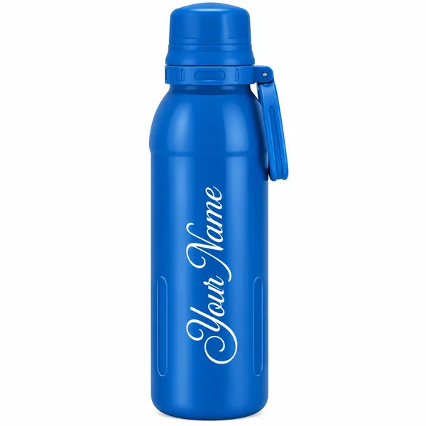 Blue_Personalised_Name_Print_Handled_Water_Bottle