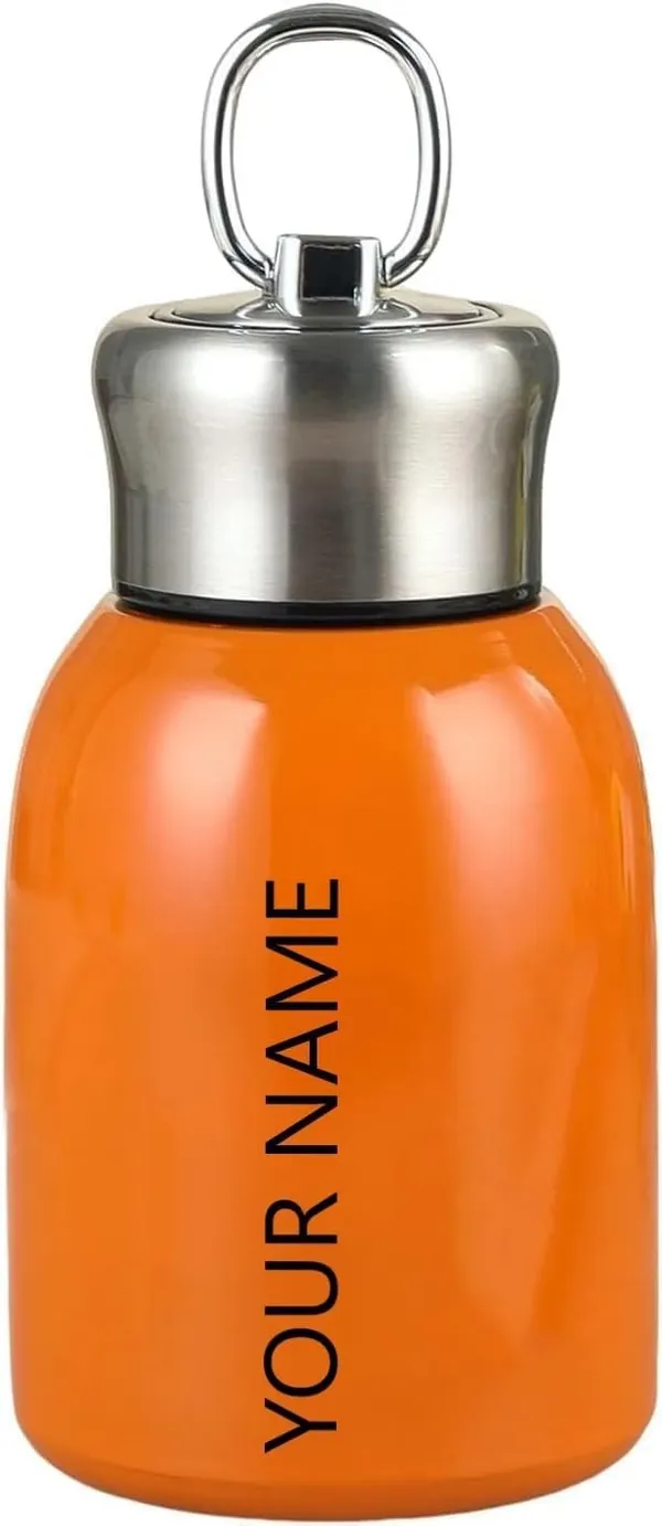 Orange_Personalised_Water_Bottle_With_Loop_Cap