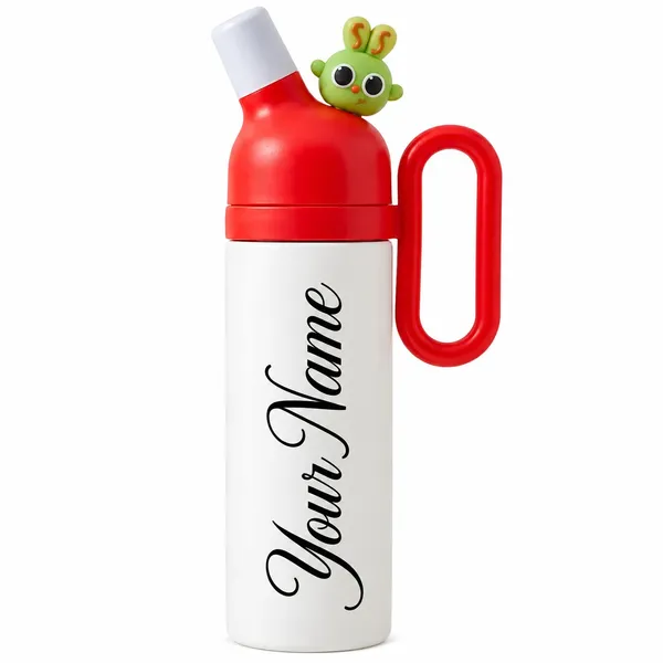 White_Red_Cartoon_Character_Kids_Water_Bottle_With_Side_Handle