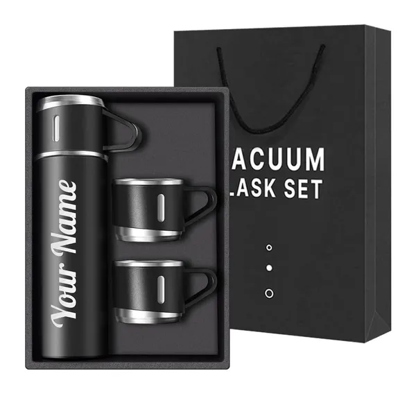 Black_Silver_Accent_Insulated_Vacuum_Flask_Set_With_Two_Cups_Pack_Of_3