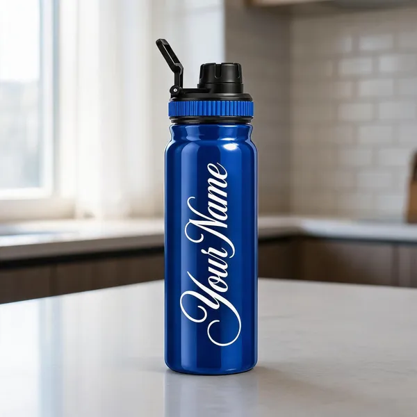 Plastic_Blue_Personalized_Name_Print_Flip_Handle_Water_Bottle