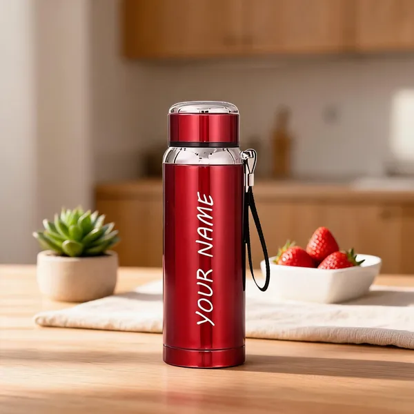 Metal_Red_Personalized_Wrist_Strap_Water_Bottle