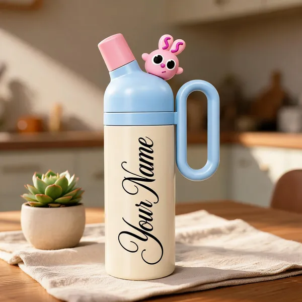 Cream_Cartoon_Character_Kids_Water_Bottle_With_Side_Handle