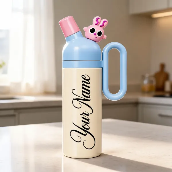 Cream_Cartoon_Character_Kids_Water_Bottle_With_Side_Handle