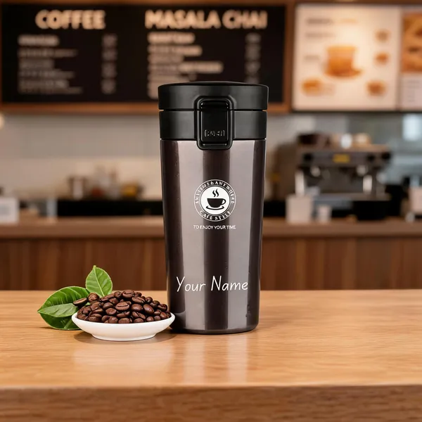 Dark_Brown_Coffee_Bean_Print_Personalised_Locking_Lid_Travel_Mug