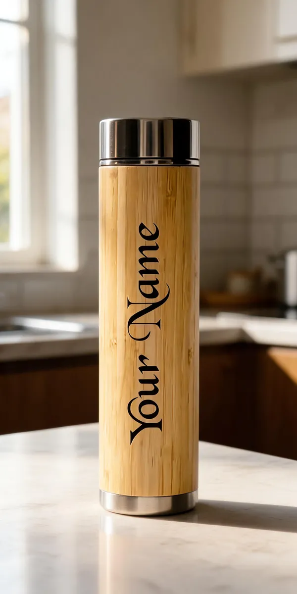 Bamboo_Finish_Personalized_Name_Cylindrical_Water_Bottle