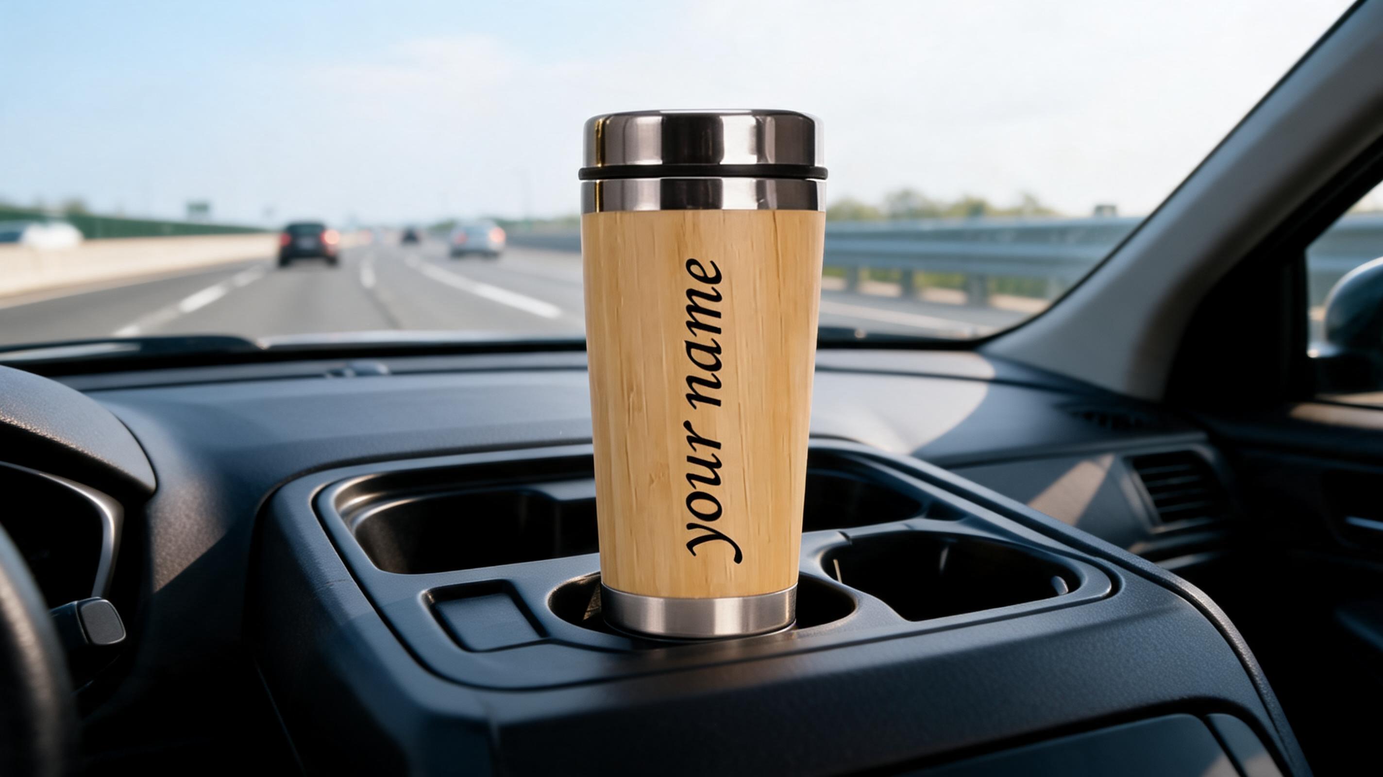 Bamboo_Finish_Metallic_Accent_Personalized_Travel_Tumbler