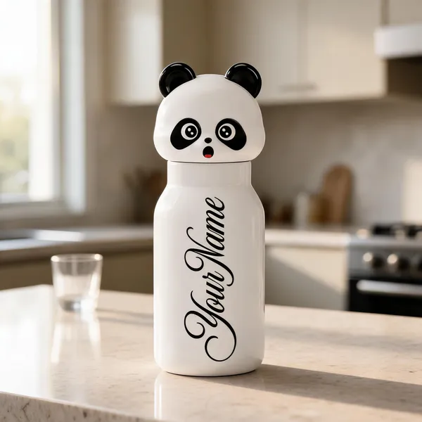 White_Panda_Character_Water_Bottle_For_Children