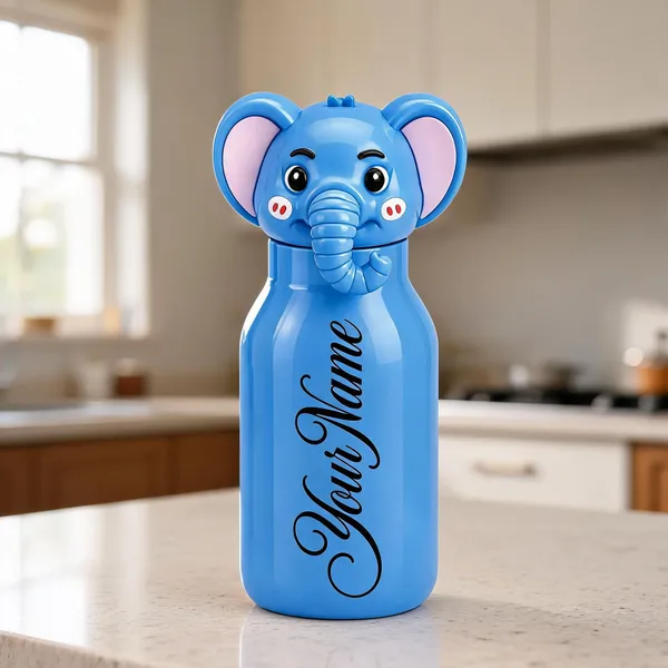 Blue_Elephant_Character_Water_Bottle_For_Kids