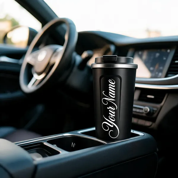 Black_Script_Print_Flip_Lid_Travel_Tumbler
