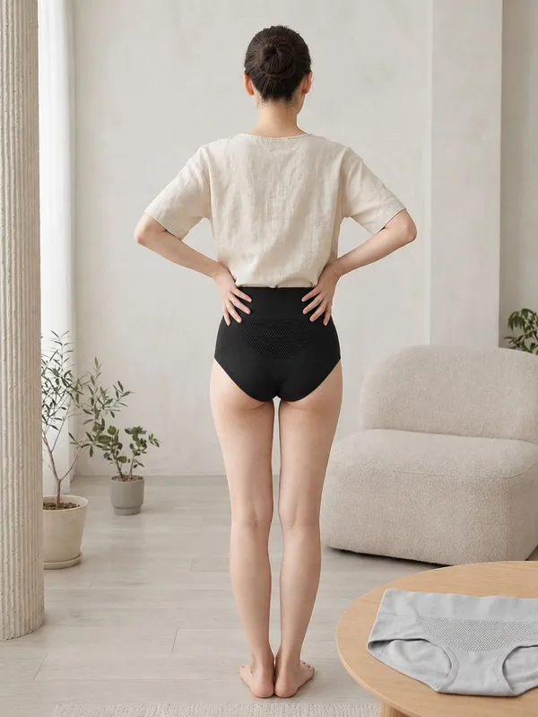 MARUTIEE_X_Women_Hipster_Beige,_Black_Panty_()