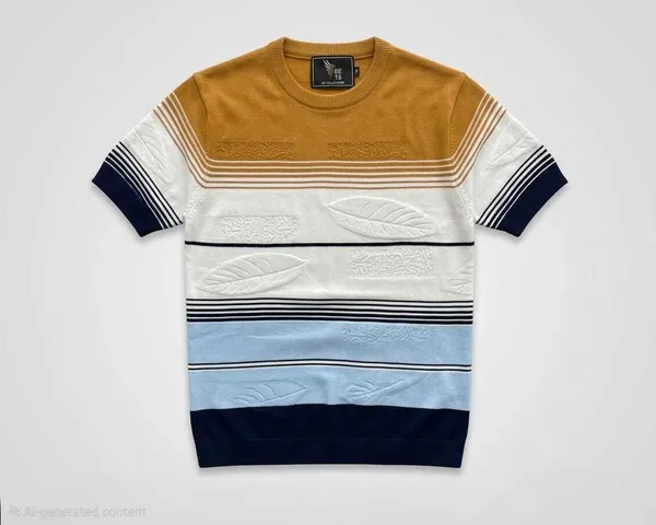 Multicolor_Pure_Cotton_Striped_Round_Neck_T-Shirt_For_Men