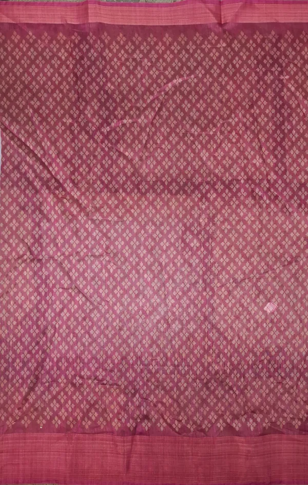 Black_Pink_Poly_Cotton_Woven_Ethnic_Saree_For_Women
