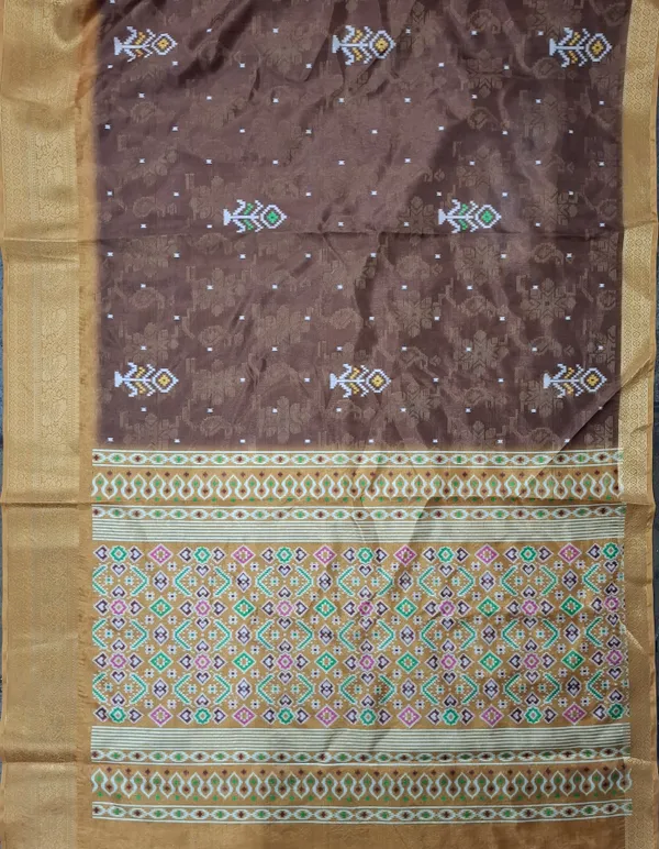 Brown_Polyester_Silk_Woven_Ethnic_Saree_For_Women