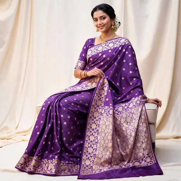 Purple_Poly_Banarasi_Silk_Zari_Woven_Saree_For_Women