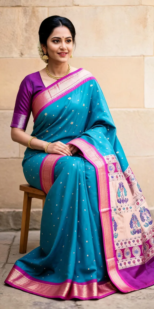 Blue_Poly_Banarasi_Silk_Zari_Woven_Saree_For_Women