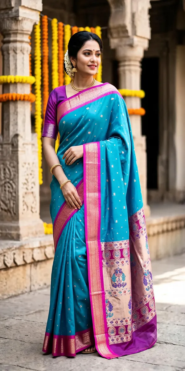 Blue_Poly_Banarasi_Silk_Zari_Woven_Saree_For_Women