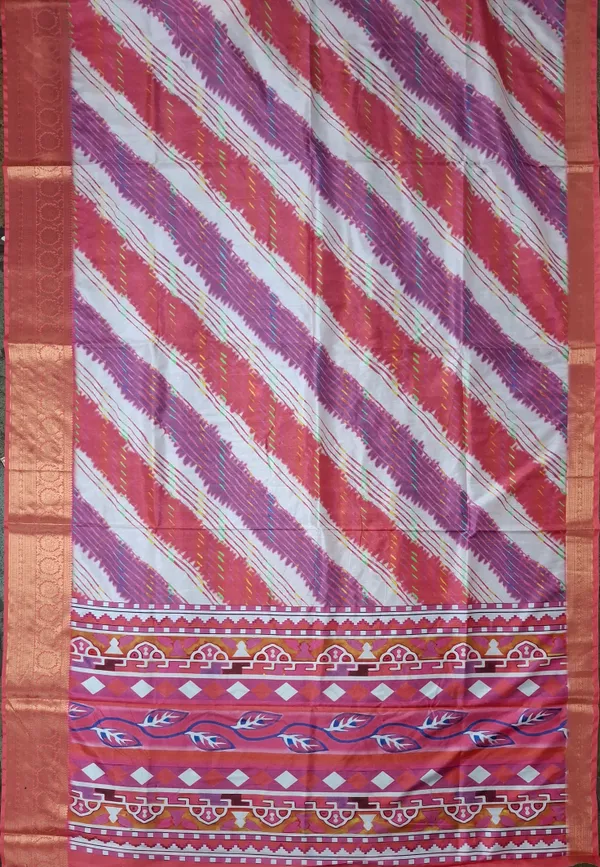 Pink_Polyester_Silk_Geometric_Print_Saree_For_Women