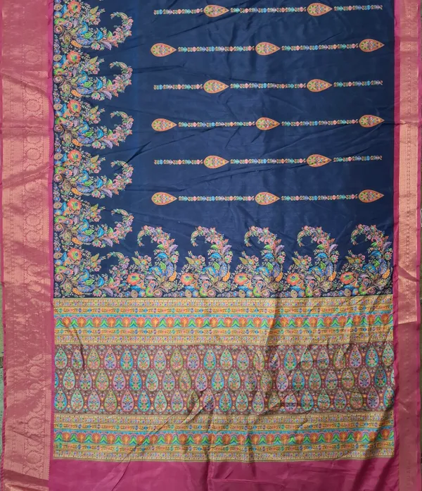 Navy_Polyester_Silk_Paisley_Woven_Saree_For_Women