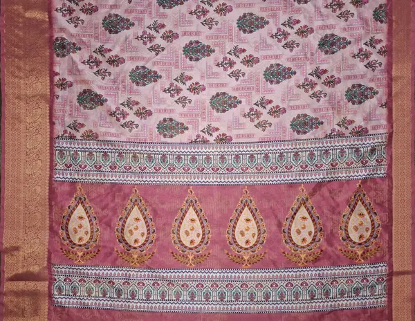 Pink_Polyester_Silk_Floral_Paisley_Print_Saree_For_Women