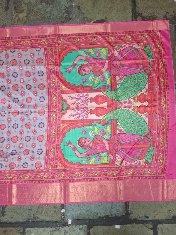 Pink_Polyester_Silk_Printed_Ethnic_Saree_For_Women