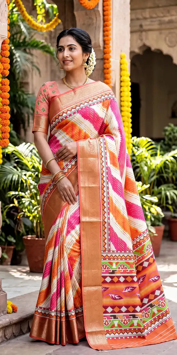Multicolour_Polyester_Silk_Geometric_Printed_Saree_For_Women