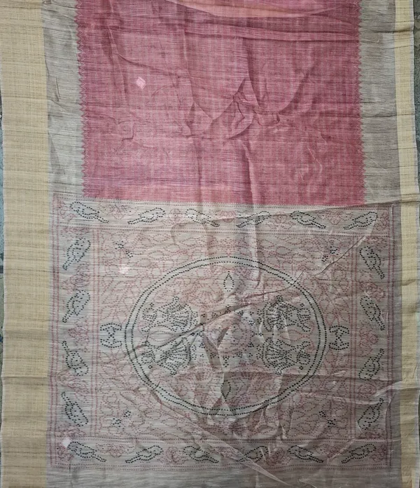 Pink_Poly_Cotton_Woven_Saree_For_Women